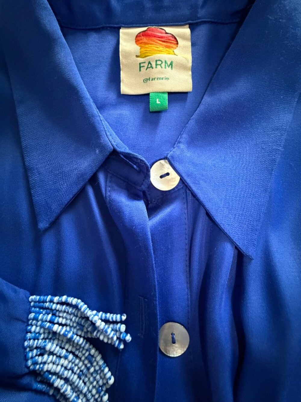 Farm Rio midi dress perfect transition dress for autumn!! - Picture 2 of 3
